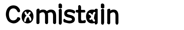 Comistain font preview